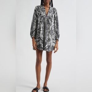 FARM Rio Monochrome Floral Dress